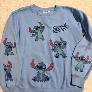 Disney Blue Stitch Character Pullover